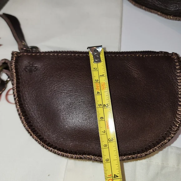 Lyons Leather Co. Espresso Queen Bee Brown Leather Crossbody And Baby Bee - Picture 8 of 12